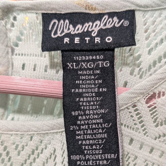 Wrangler Retro Long Puff Sleeve Blouse - Picture 4 of 7